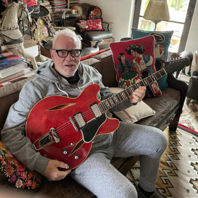 Malcolm McDowell’s Gibson  Trini Lopez  1967 - Cherry Red for sale