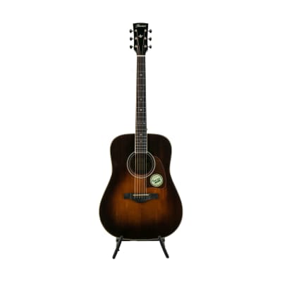 Ibanez AVD10-BVS Artwood Vintage Thermo Aged Acoustic Guitar, Brown Violin Sunburst, 1X02CD190413375 for sale