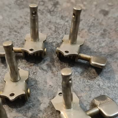 Grover Sta-Tite Open back tuners 1960s Gretsch - Nickel image 6