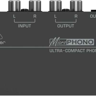 Behringer MicroPhono PP400 Ultra-Compact Phono Preamp image 8