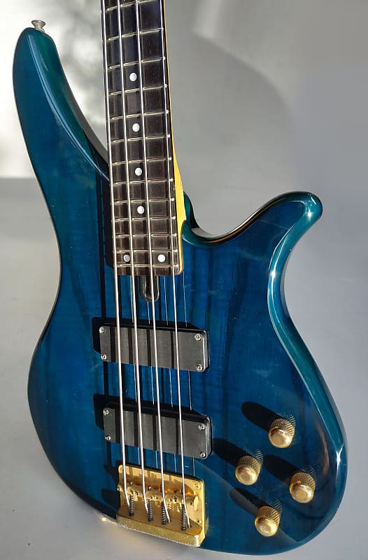 Rare Yamaha RBX760A Bass Translucent Teal Blue ~CLEAN~ 4-String Electric  Guitar