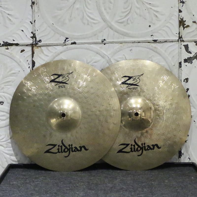 Used Zildjian Z3 Hi-Hat Cymbals 14in (1070/1528g)