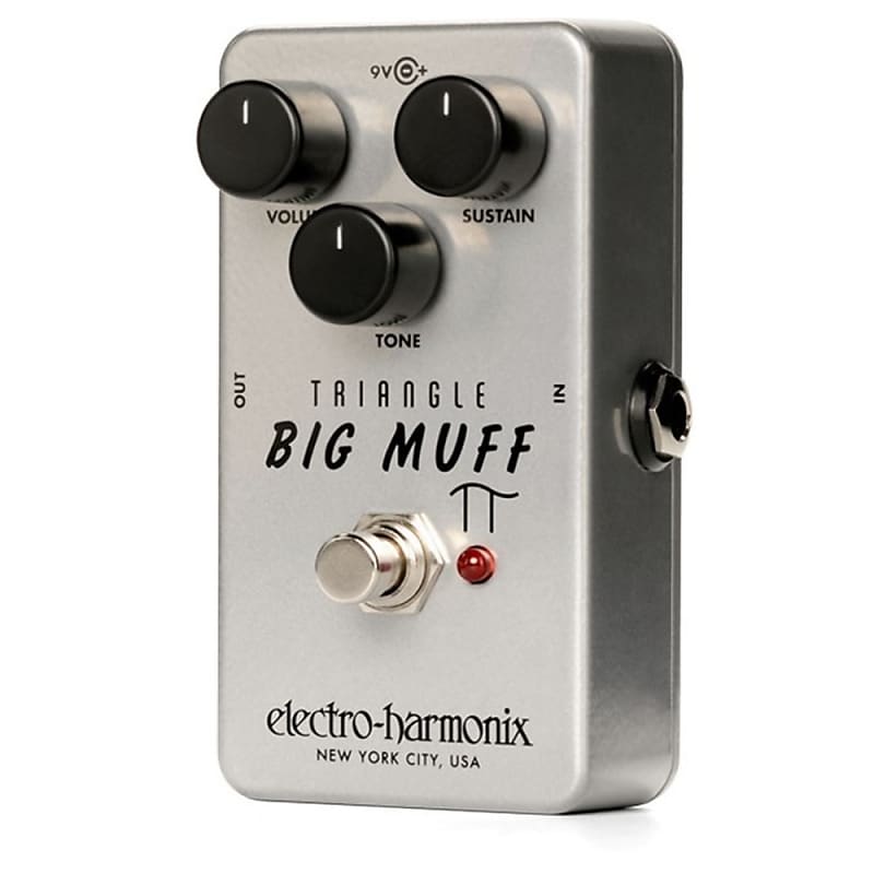 Electro-Harmonix EHX Triangle Big Muff Reissued Fuzz True Bypass Effects Pedal image 1