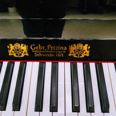 Gebr.Perzina GP122 Upright Piano - Black Polish image 3