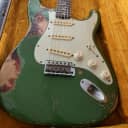 Fender Custom Shop '60 Stratocaster Relic 2004 Green over Sunburst Relic