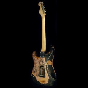 Custom Fender "Strat on Fire" Survivor Stratocaster Heavy Relic Stratohawk Handwound  6469 Pickups image 9