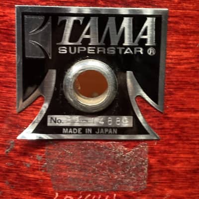Tama - 18x16" Superstar Floor Tom 1980's - "Neil Peart" Cherry Wine image 4