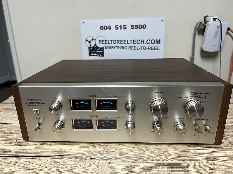 Pioneer QL-600A 4 channel quadrophonic decoder/amplifier. Tested and cleaned  			