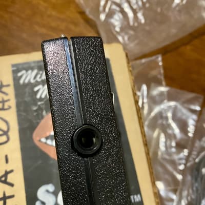 Extremely rare Mike Matthews Electro-Harmonix Soul Kiss Wah Filter 1990 - black by new sensor corporation image 8