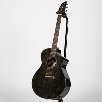 Breedlove Rainforest Series Concert CE Acoustic-Electric Guitar - Black Gold image 2