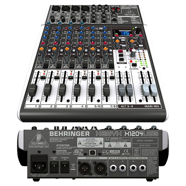 Behringer Xenyx X1204USB Mixer with USB Interface image 4