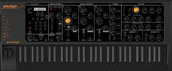 Studiologic Sledge 2 Black Edition Virtual Analog Synthesizer image 1