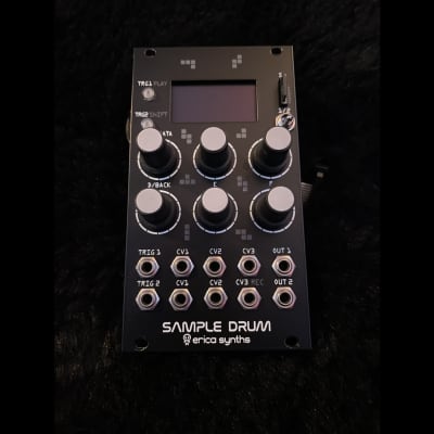 Erica Synths Sample Drum 2014 - Present - Black | Reverb