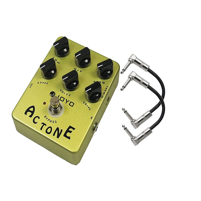 Joyo JF-13 AC Tone Guitar Effect Pedal with Patch Cables image 1