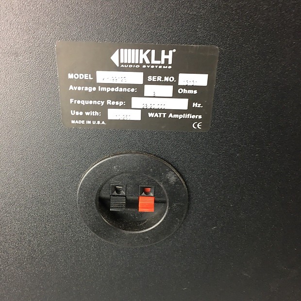 Klh 9912 speakers store