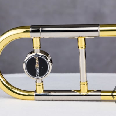 Carol Brass CTB-2207-YSS small bore trombone, clear lacquer image 3