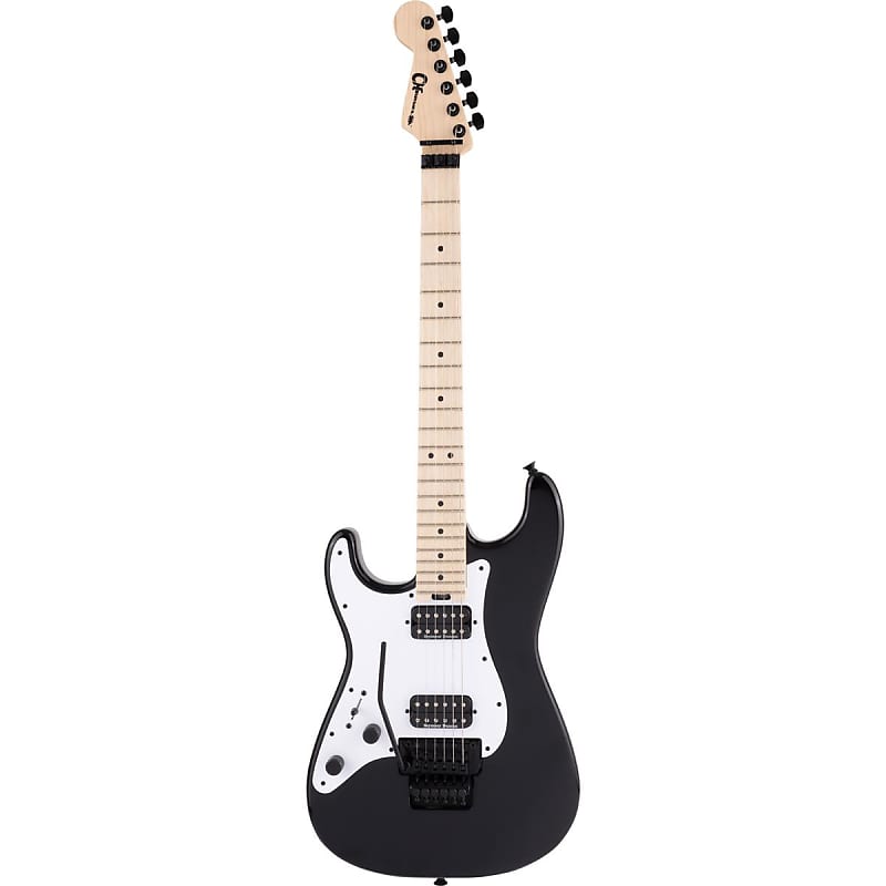 Charvel Pro-Mod So-Cal Style 1 HH FR M Left-Handed Electric Guitar, Maple Fingerboard, Gloss Black image 1