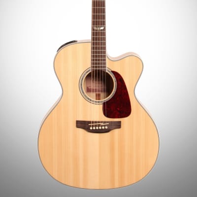 Takamine GJ72CE Jumbo Acoustic-Electric Guitar, Natural image 2