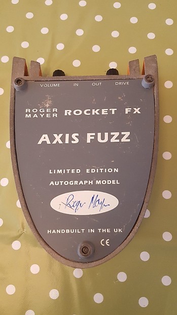 Roger Mayer Axis Fuzz Rocket FX Autograph Model | Reverb