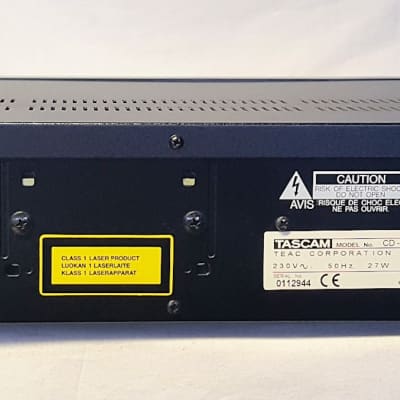 TASCAM CD-RW700 Professional Rackmount CDRW Recorder | Reverb