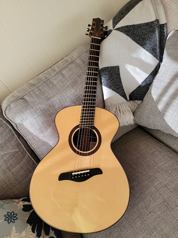 Oxwood Carmen OM Style Custom Fan Fret Acoustic Guitar | Reverb