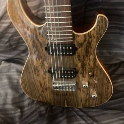 Clean & amazing 7 String Guitar Teton R1660ZI-7 2020 - Natural walnut image 1