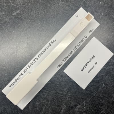 ORIGINAL Yamaha/Korg Replacement D Key (NB107550) for Yamaha DX7/DX5/DX9, SY77/SY85/SY99, Korg M1, Wavestation, Z1, etc