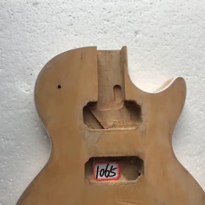 Single Cut LP Style Guitar Body Wood Color image 2