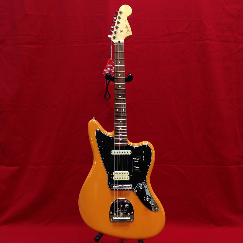 Fender Player Series Jaguar 2019 Capri Orange - With 3 free packs