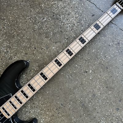 Mayones Jabba Classic 4 Flame Top 2022 - Trans Graphite Burst image 10