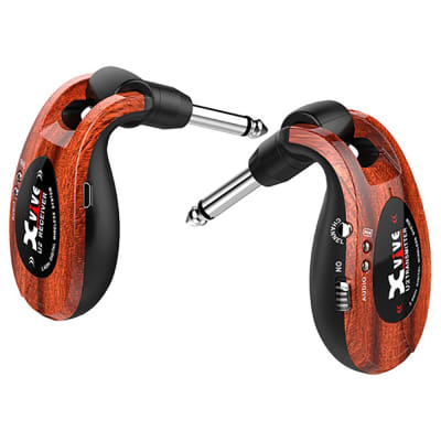 Mint Xvive U2 Wireless System Electric Guitar Live Stage Transmitter Receiver Redwood image 2