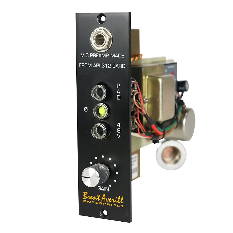 Brent Averill 312 Vintage API Card 01955 Reverb