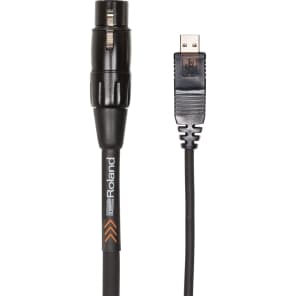 Roland RCC-10-USXF Black Series USB to XLR Female Microphone Cable - 10'