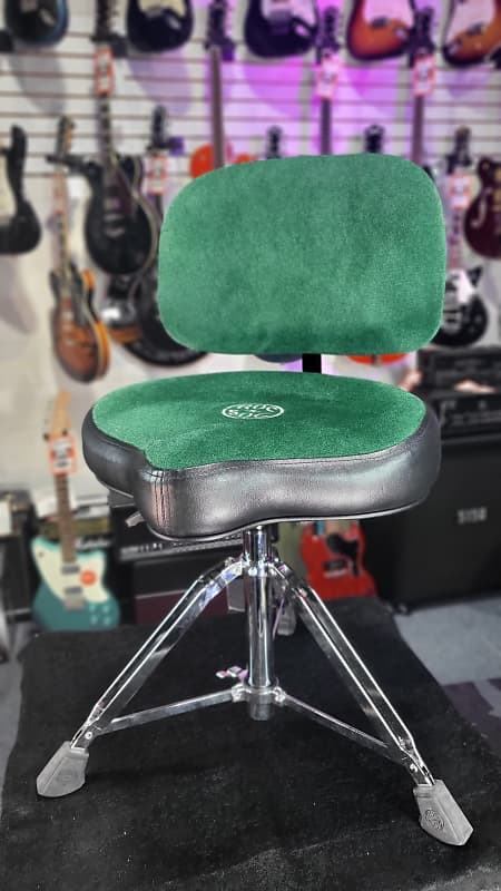 Roc-N-Soc Nitro Gas Drum Throne with Backrest - GREEN Authorized Dealer Free Shipping! image 1