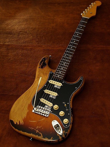【8月限定掲載】EDWARDS SRV ストラトMOD Smokin' ESP Edwards SRV Relic Stratocaster Model SE-120R
