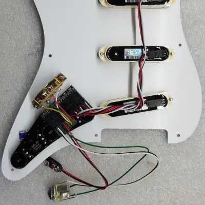 Custom Fender Stratocaster Gilmour Inspired "Red Strat" Candy Apple Red EMG DG20 with Gigbag image 12