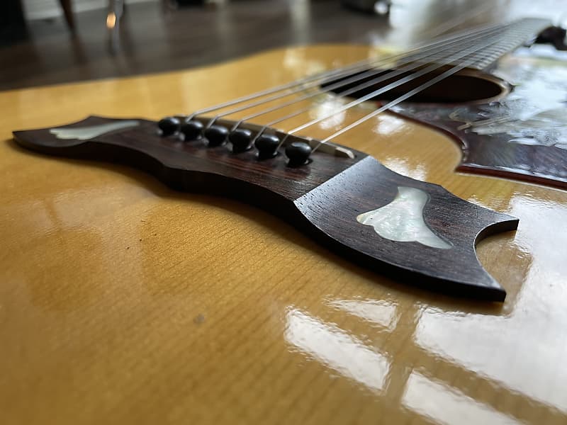 Vintage 1970s Aria WD35 Custom Dove Acoustic Guitar Natural