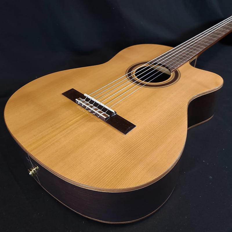 Admira Virtuoso ECF Cutaway Acoustic Electric Nylon String Classical Guitar Made in Spain image 1