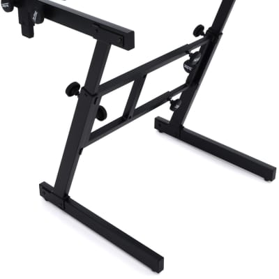 On-Stage KS7365-EJ Folding-Z Keyboard Stand with 2nd Tier  Bundle with Sony MDR-7506 Closed-Back Professional Headphones image 3