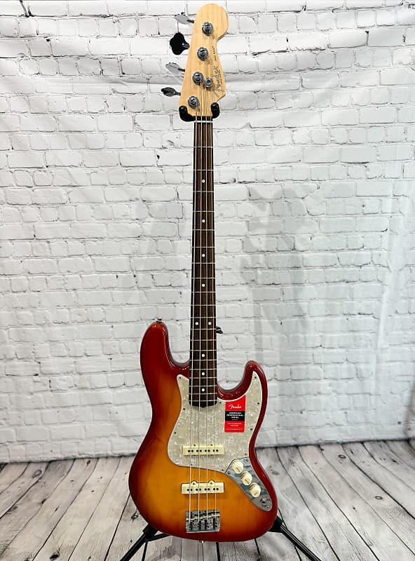 Fender Limited Edition Lightweight Ash American Professional Jazz Bass with Rosewood Fretboard 2019 - Sienna Sunburst image 1