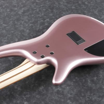 Ibanez Soundgear SR300E 4-String Electric Bass - Pink Gold Metallic image 3
