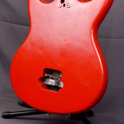1960s Vintage Burns Baldwin Baby Bison Bass Red Made in England image 6