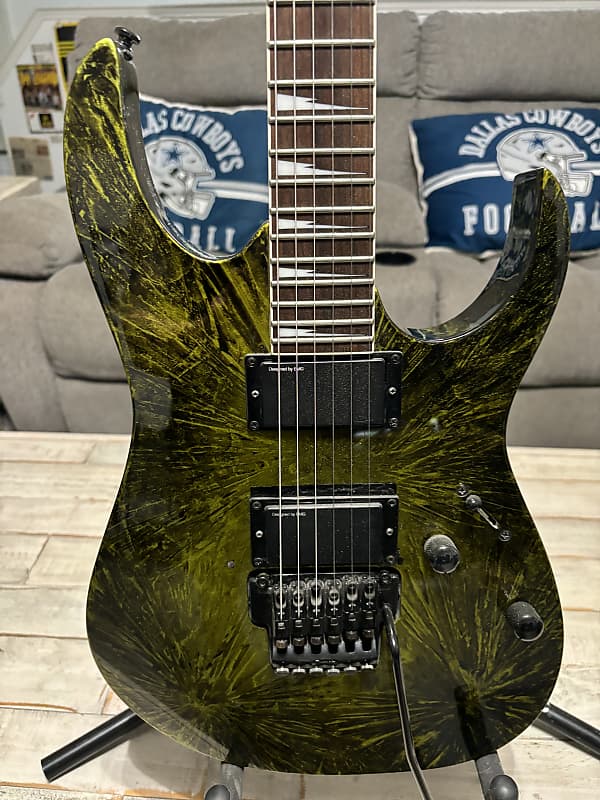 Used Ibanez RGR320EX 2007 Gold Arctic Frost | Reverb