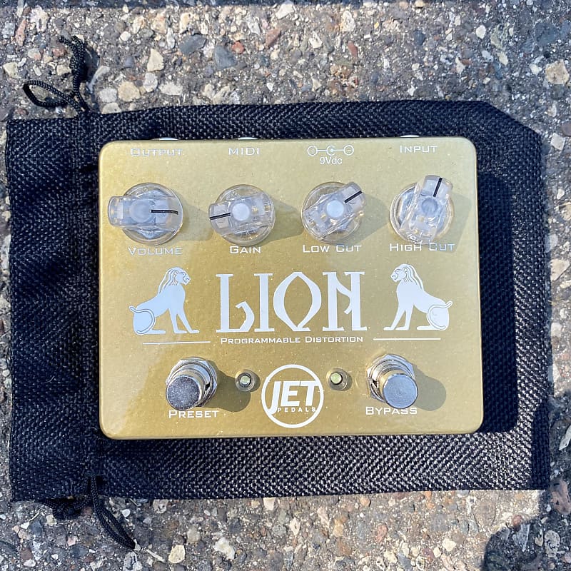 Jet Pedals Lion Programmable Distortion Reverb