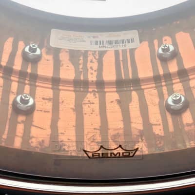 Ludwig Copper Phonic Snare Drum 14x6.5 Raw image 4