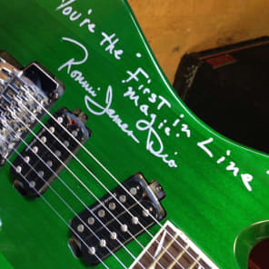 Hamer Signed By Dio (authentic) Green image 3