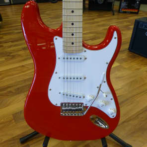 Austin AST100 Red Electric Guitar Strat Body image 2