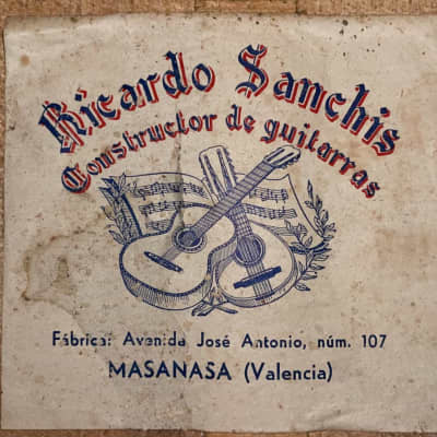 Ricardo Sanchis Nacher flamenco guitar ~1940 - old world flamenca (Santos Hernandez/Domingo Esteso) + video! image 12