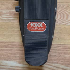 Foxx Foot Phaser Vintage Studio Model 7 1970s Black | Reverb