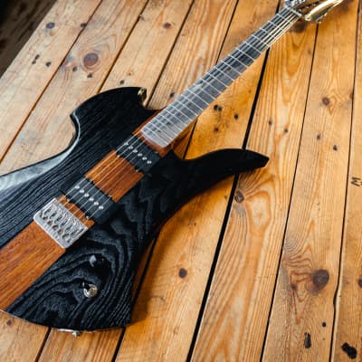 Baguley Guitars Mad Phoenix - Aluminum Axe 2021 Black image 7